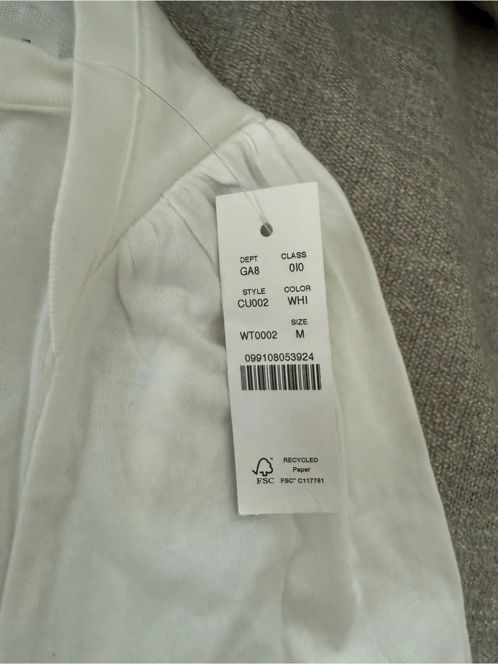 J. Crew Vintage Jersey Tee Women's White Short Sleeve Scoop Neck Tee